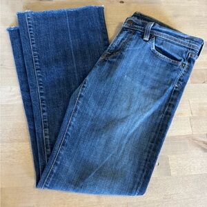 Citizens Of Humanity Ingrid flare low rise cropped jeans